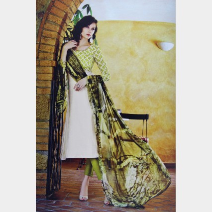 Fair lady’s soft mercerized cotton shalwar Kameez with full embroidery